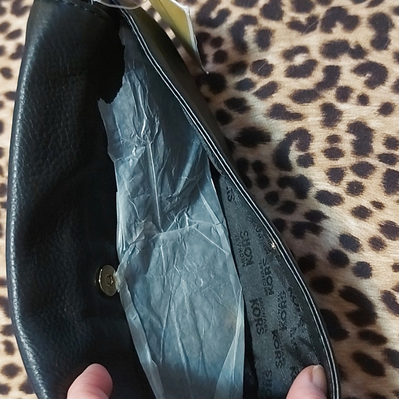 Michael Michael Kors Fulton Leather Small Chain Shoulder Flap Bag NWT - Picture 9 of 13